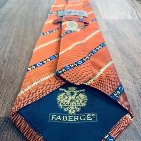 Faberge Woven Silk Striped Tie